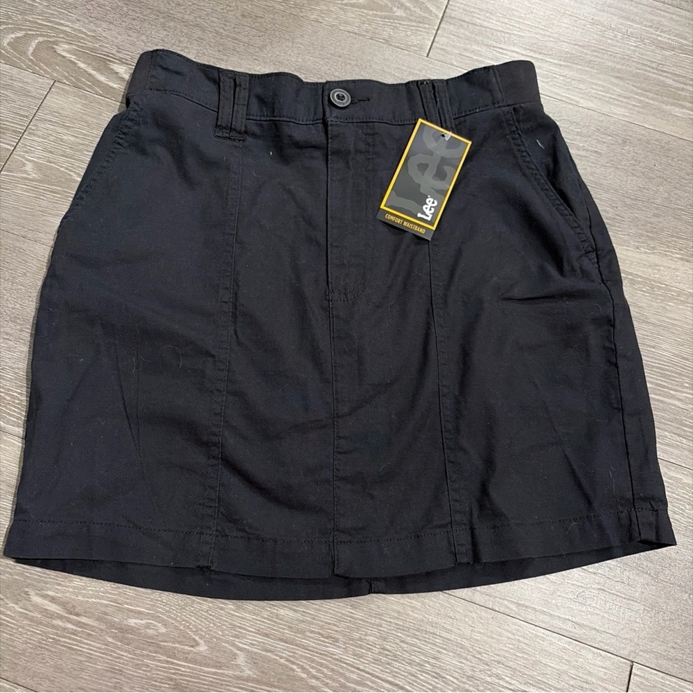 Lee Black Women’s Skirt With Elastic Waistband Size 6 New With Tags